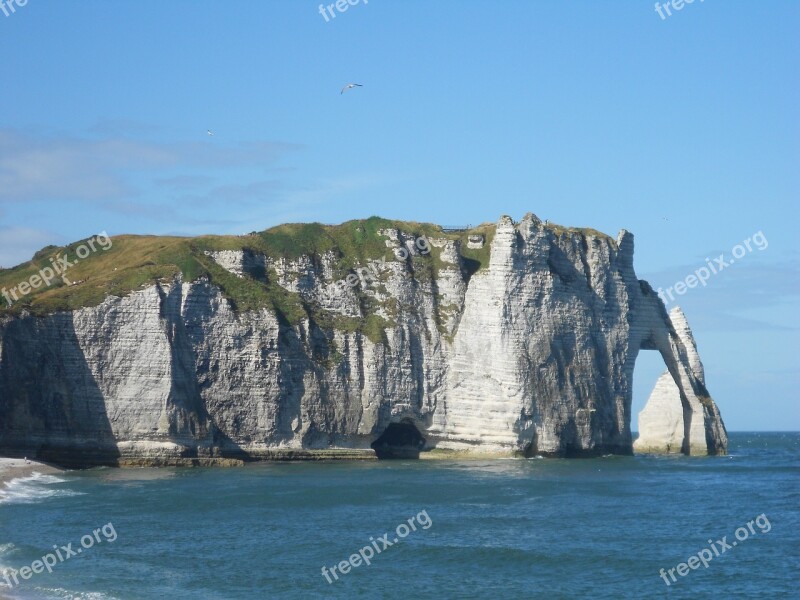 Etretat Sea Normandy Free Photos