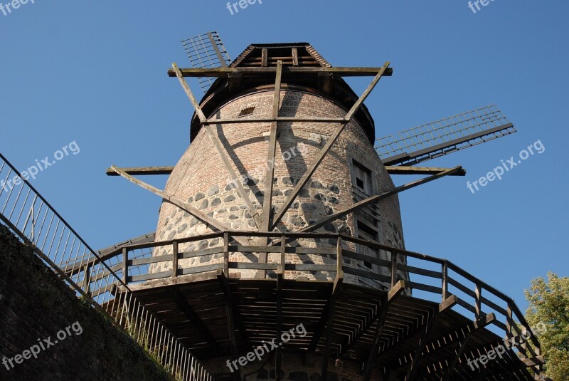 Dormagen Zons City Of Zons At Night Mill