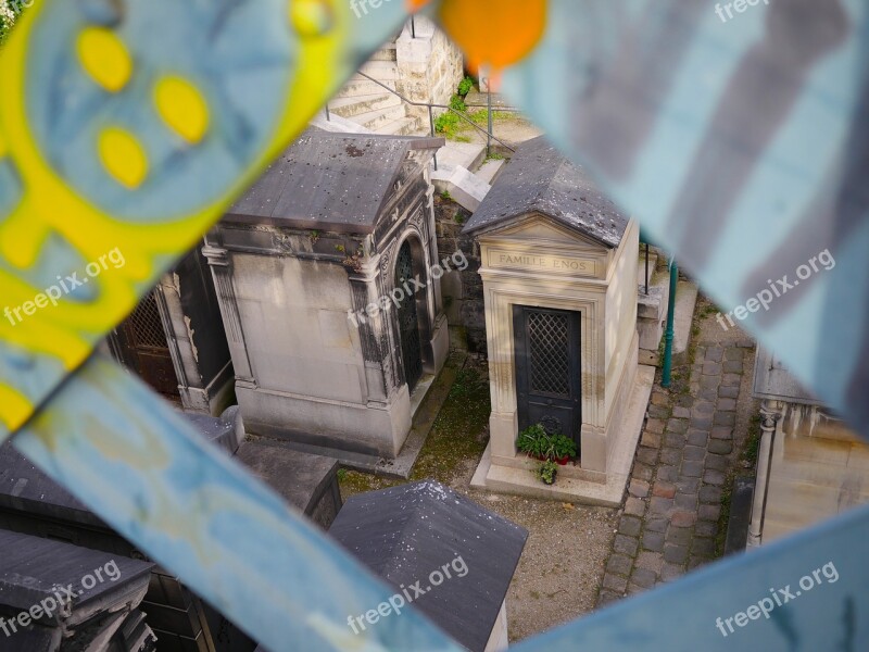 Paris Graveyard Sacre Coer France Cemetery