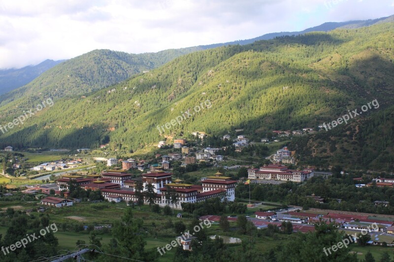 Bhutan Landscape Asia Travel Nature