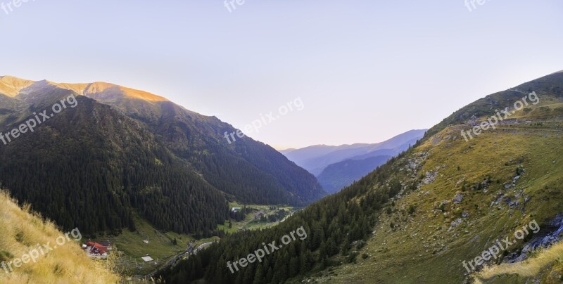 Transfagarasan Road Mountain Romania Frost