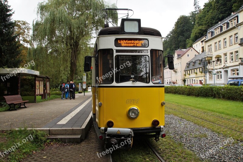 The Tram Bad Schandau Spa Town Tourist Attraction Tourism