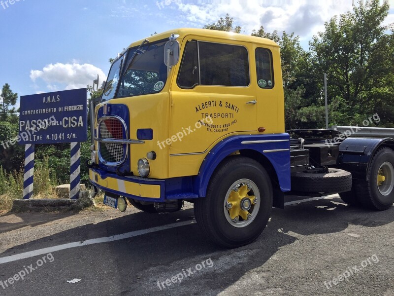 Old Truck Fiat Transport Truck Classic