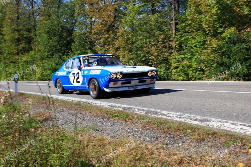 Car Ford Capri Rs 2600 Racing Car Veteran Vehicle