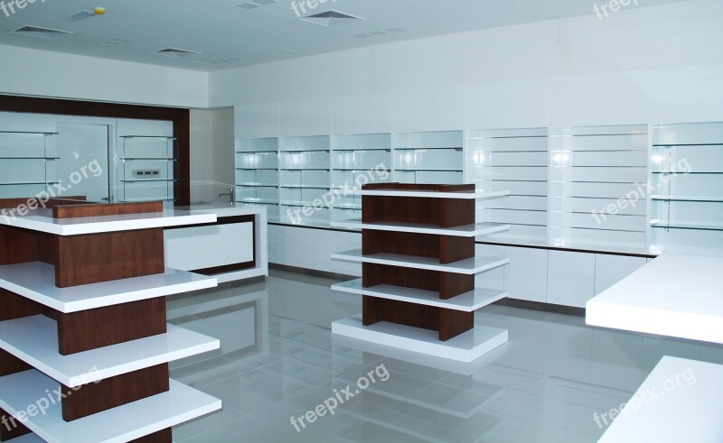 Pharmacy Shelving Design New Brown