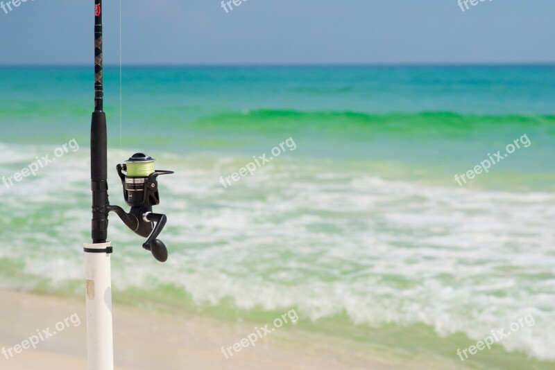 Gulf Of Mexico Fishing Fishing Pole Gulf Coast Free Photos