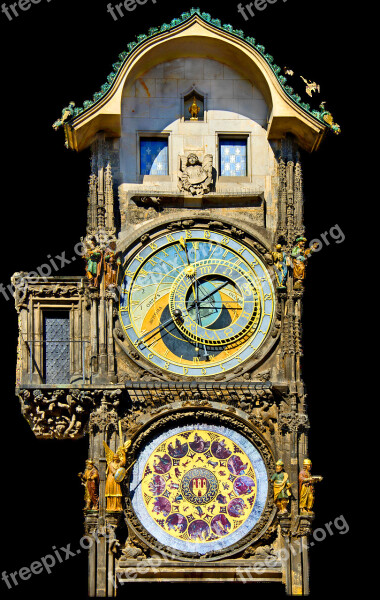 Clock Prague Astronomical Clock Old Town Hall Astronomical