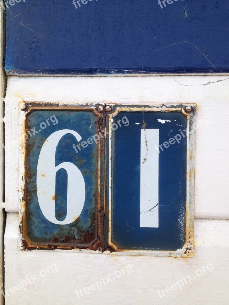 Old Numbers Digits Number Design Vintage