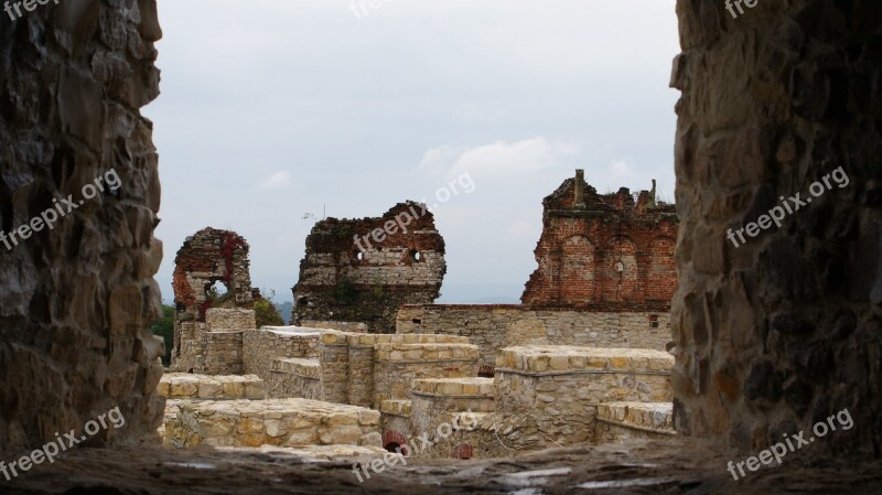 The Ruins Of The Castle View Walls Monument