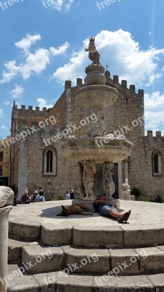 Taormina Siesta Sicilia Free Photos