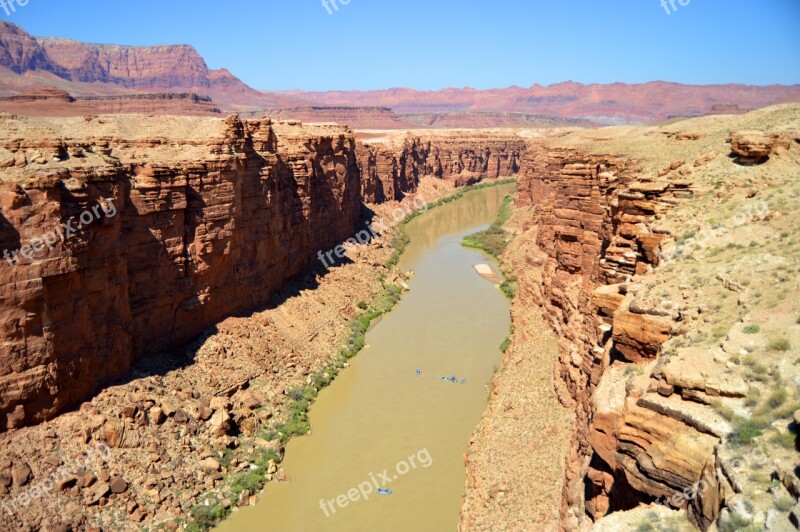 Grand Canyon The Colorado River Arizona Marble Canyon Free Photos