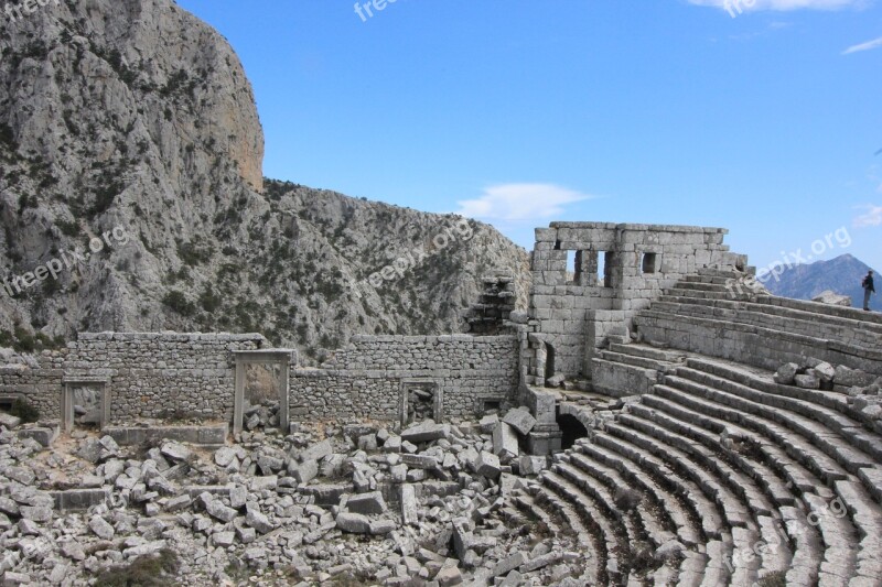 Termessos Antalya Turkey Amphitheatre Free Photos