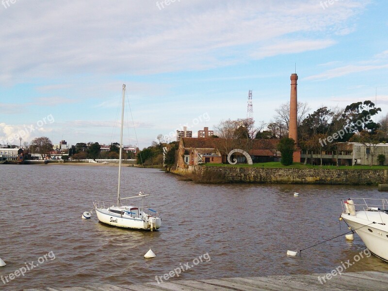 Lighthouse Boat Rio Uruguay Vessel