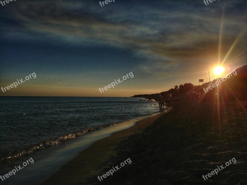 Sunset Hdr Puglia Sea Free Photos