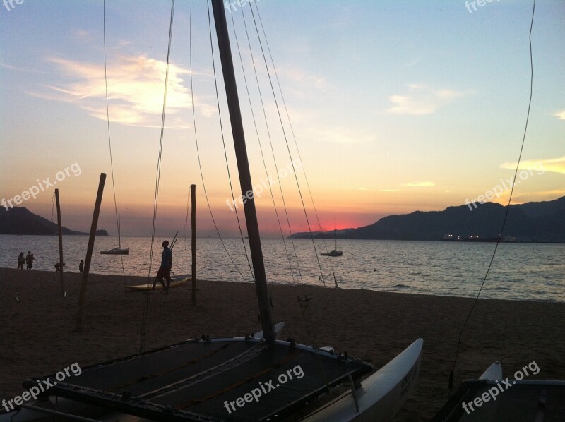 Sunset Beach Mar Ilhabela Free Photos