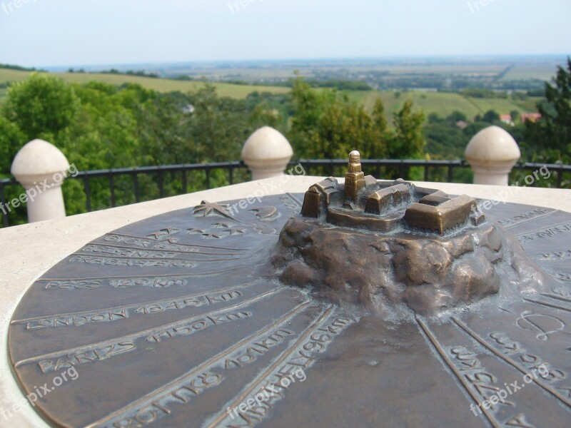 Hungary Pannonhalma Landscape View Monastery