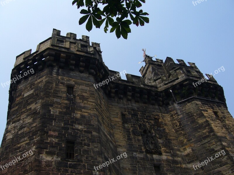 Great Britain England Lancaster Castle The Battlements