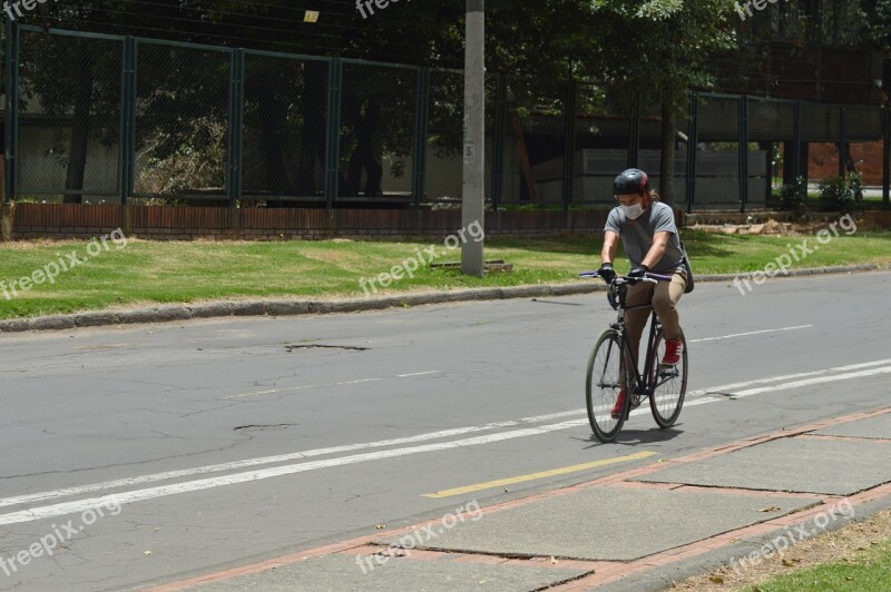 Bogotá Unal Bicycle Cyclist Free Photos