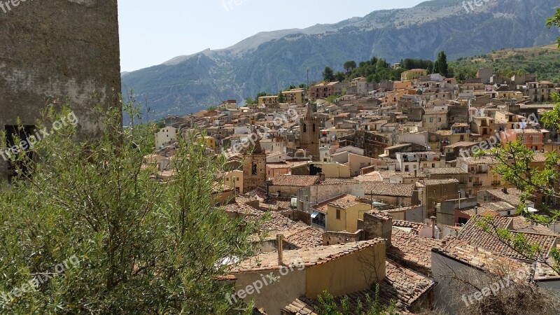 Isnello Sicilia Village Free Photos