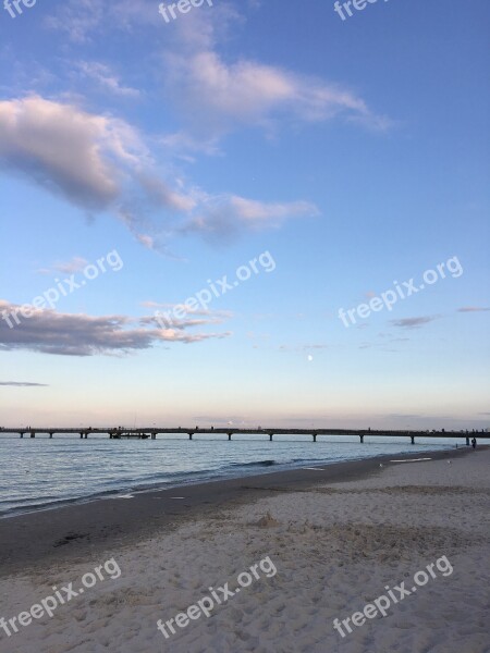 Waters Beach Sky Sea Landscape