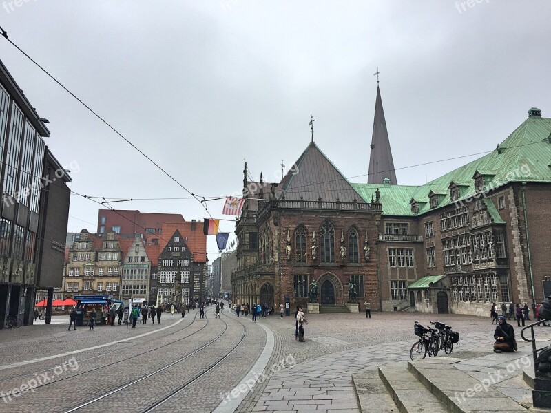 Bremen Town Hall Dom Marketplace Upper Street