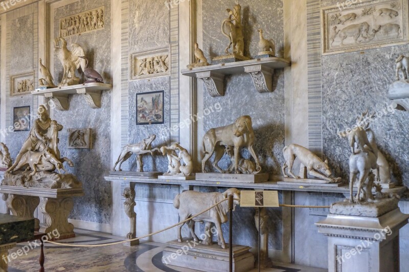 Sculptures Brass Marble Animals Collection