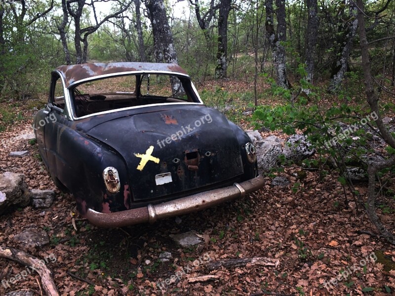 Auto Ruin Lapsed Car Wreck Rusted