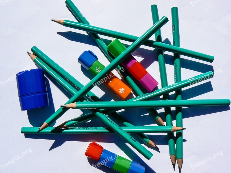 Pencils School Supplies Disorder Free Photos