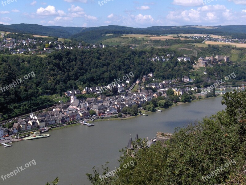 The Upper Middle Rhine Valley World Heritage Site Rheinsteig St Goar Free Photos