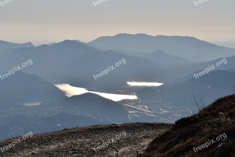 Ticino Lakes Mountain Landscape Body Of Water