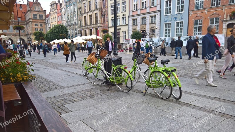 Gdańsk Bikes Bicycle Free Photos