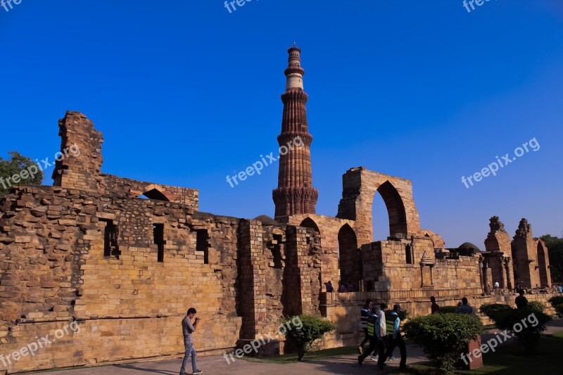 Qutubminar India Monuments Monument August