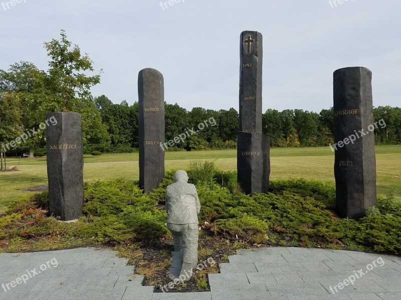 Memorial Armed Forces Solider Usa Ohio