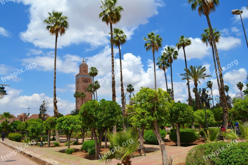 Koutoubia Marrakech Morocco Free Photos