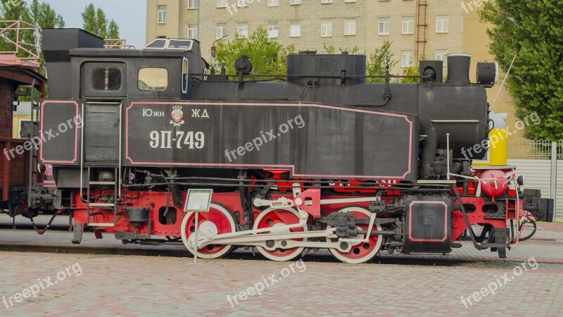 Steam Locomotive Vintage Boiler Exhibit Museum