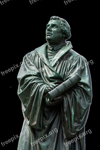 Reformation Luther Statue German Bible