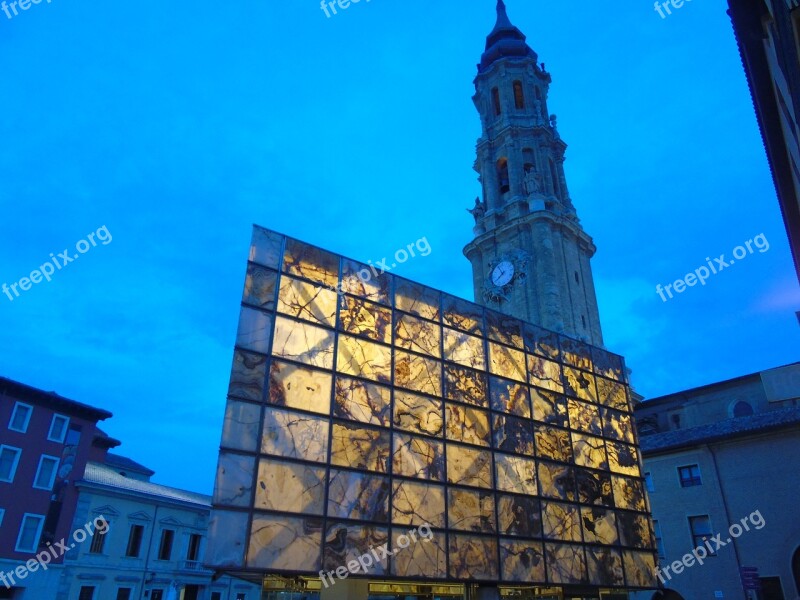 Church Saragossa Architecture Spain Basilica