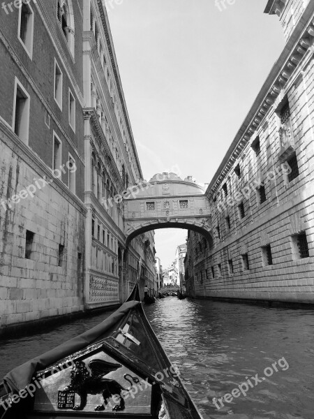 Gondola Italy Venice Venezia Water