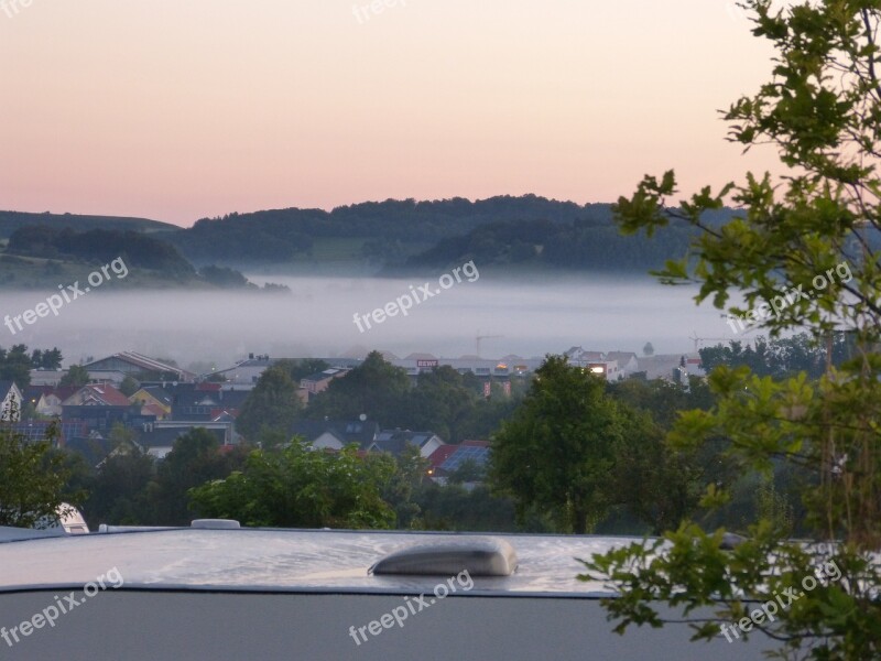 Münsingen Fog Morgenstimmung Fog Bank Mood