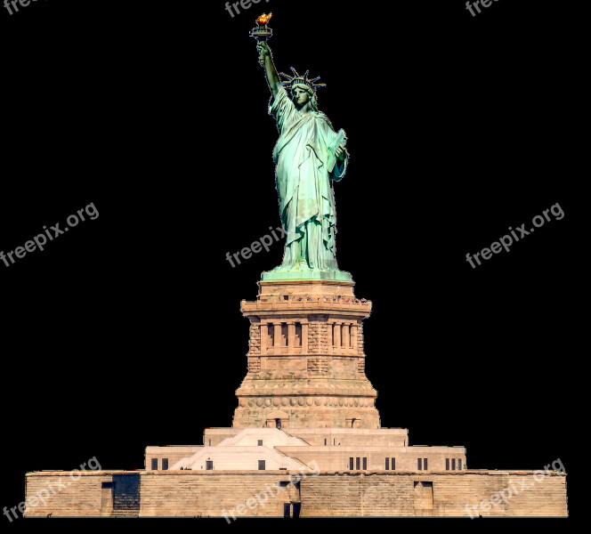 The Statue Of Liberty Sculpture New York United States Free Photos