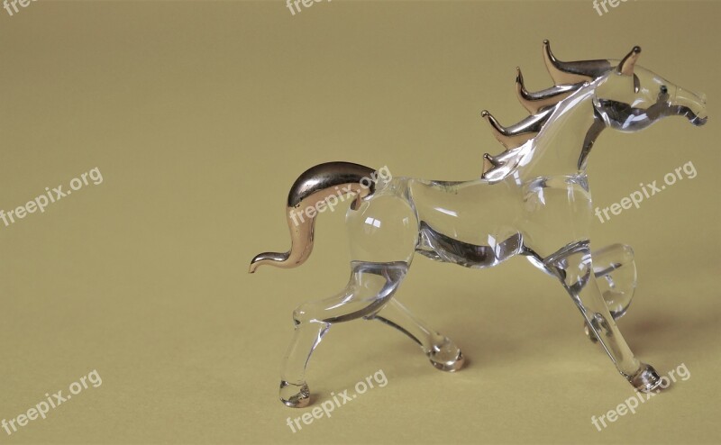 Glass Figurines Figure Horse Mystical Fantasy