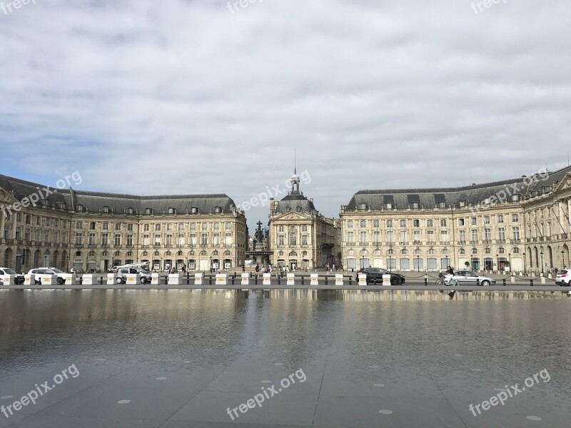 Bordeaux Water Mirror Panoramic Free Photos