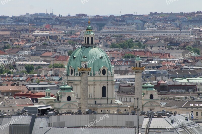 St Stephan's Cathedral Steffl Church Vienna Outlook