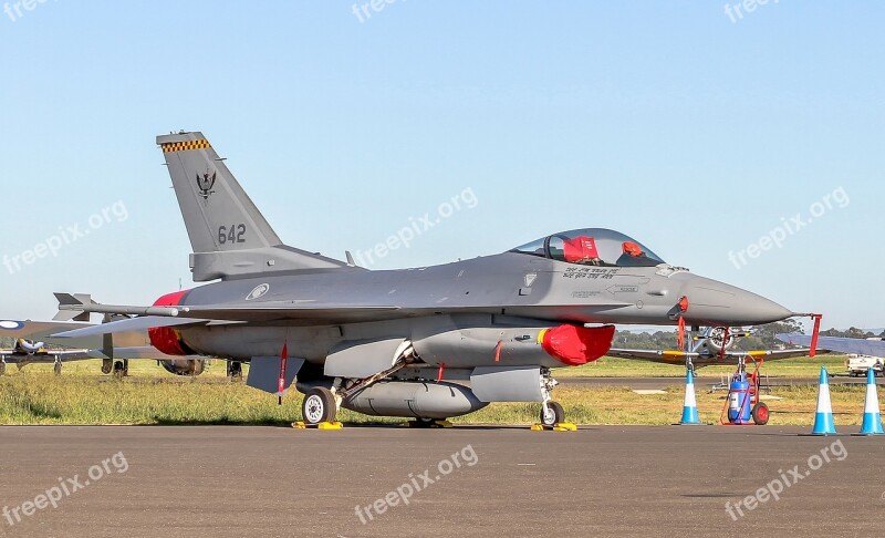 Jet Plane F16 Airforce Fighting Falcon