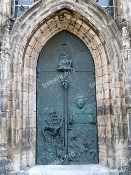 St John's Church Magdeburg Portal Free Photos