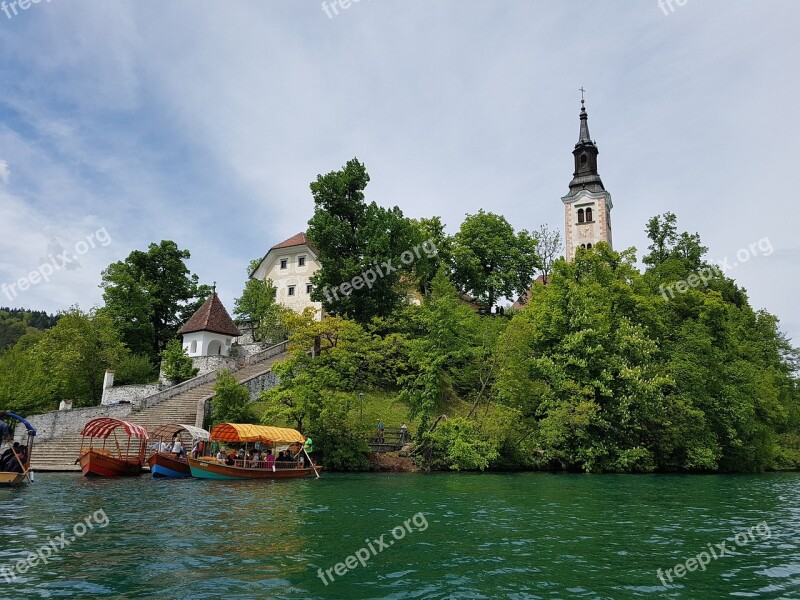 Bled Island Blade Slovenia Castle Island