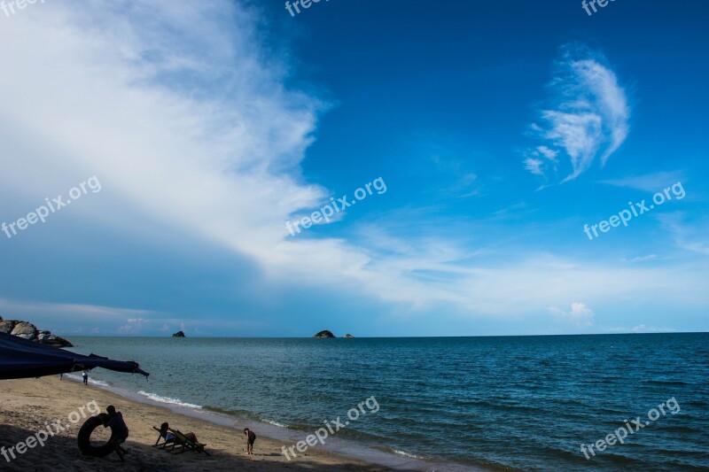 Sea Sky Twilight Seaside Sea Water