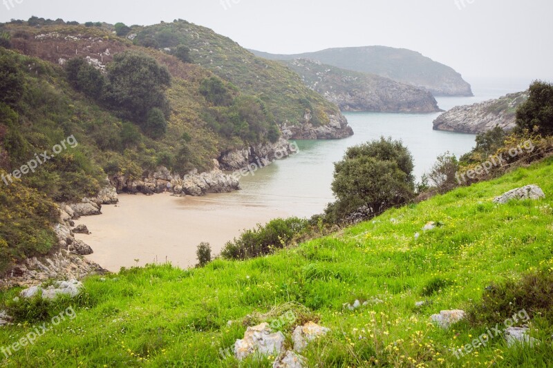 Poo Spain Beach Sea Rural