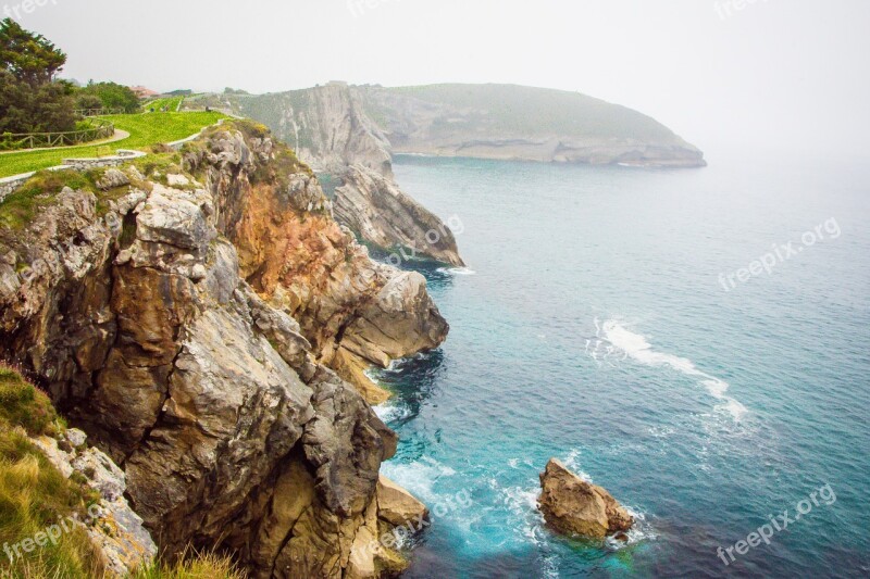 Nature Spain Llanes Landscape Natural