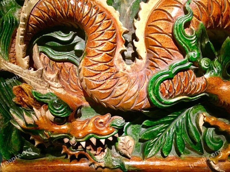 Dragon China Ceramic Chinese Asia